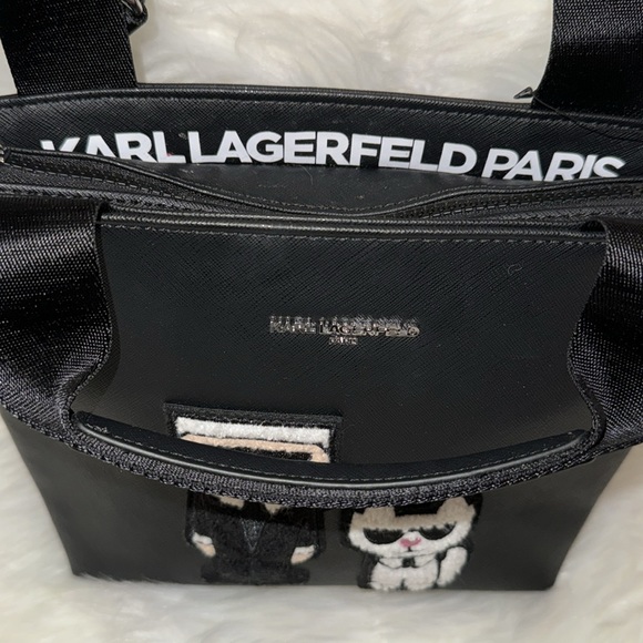 *SOLD* Karl Lagerfeld Paris Black Armored Crossbody bag NWT - Picture 6 of 16